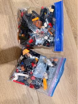 random lego pieces