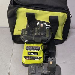 Ryobi Batteries And Charger 