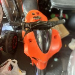 Kids motorized electric motorcycle 