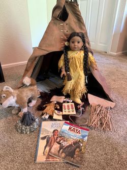 American Girl Kaya Doll with Accessories and Books