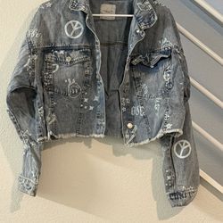 Angel Kiss Denim Jacket Women’s XL