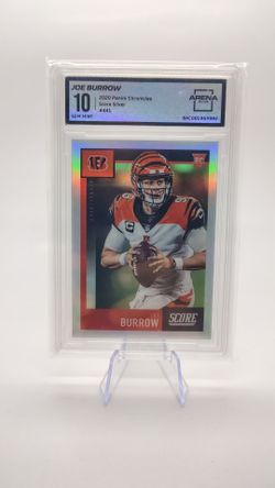 2020 Joe Burrow Panini Chronicles Score Silver Arena Gem Mint 10