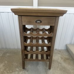 Brown Wine Rack 