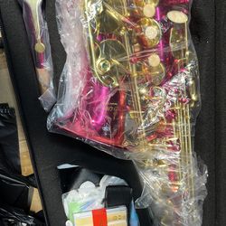 Saxophone Alto style pink color brand new best quality