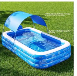Patbrela inflatable Pool with canopy