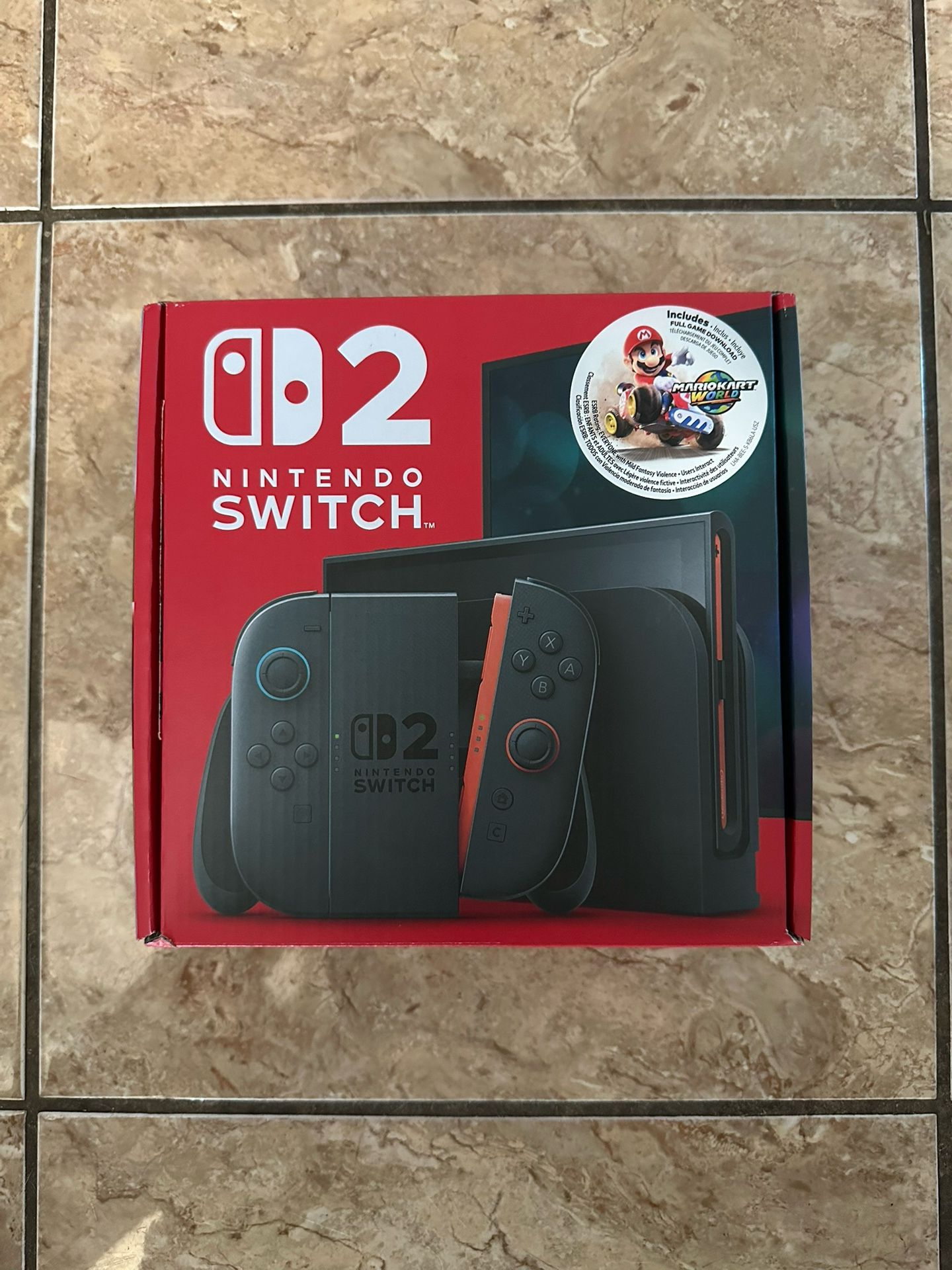 Switch 2 - Mario World + 12 Month Membership