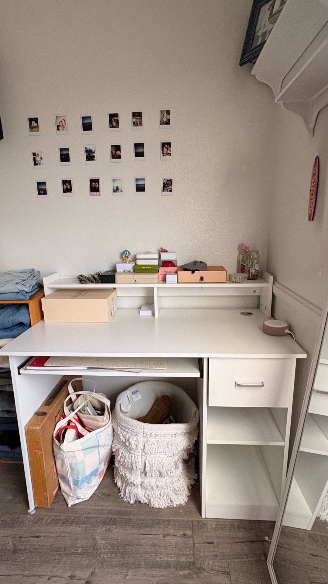 White desk