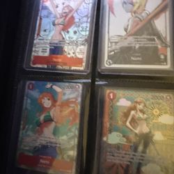 One Piece Cards Nami Luffy Zoro OP Manga