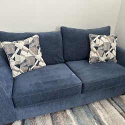 Sleeper Sofa Loveseat - Blue