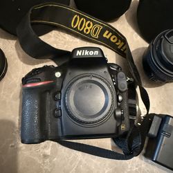 NIKON D800 WITH 3 LENS