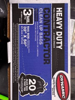 Dynamic Heavy Duty Clean Up Bags