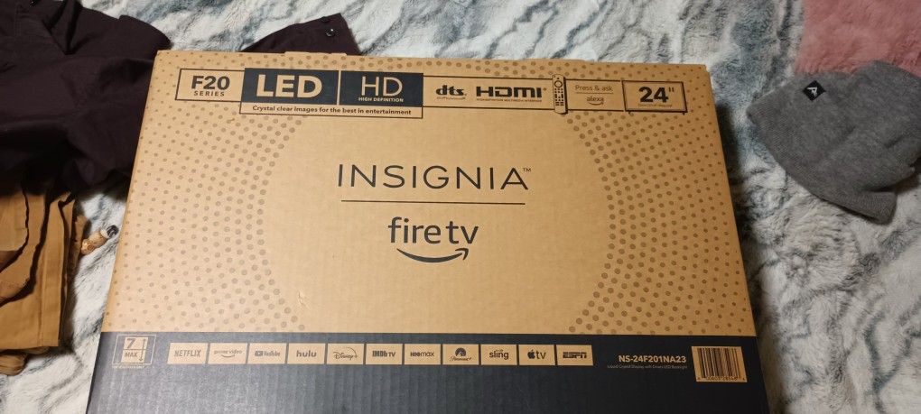  Insignia  Fire Tv. "NEVER OPENED"  24" Lowered Price