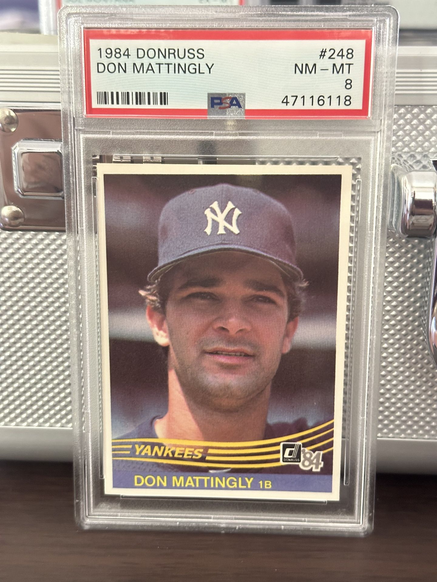 1984 Donruss Rookie Card Don Mattingly NM8