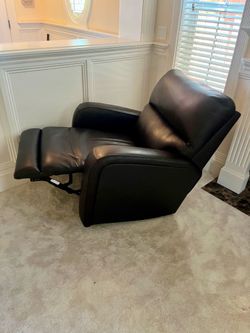 Leather Recliner, rocker, comfy