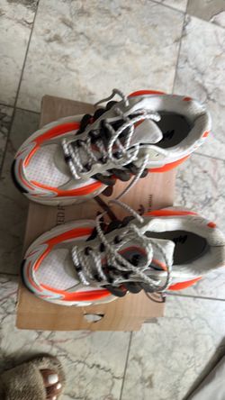 Adidas jellyfish Chunky Sneakers White Orange size 8 women
