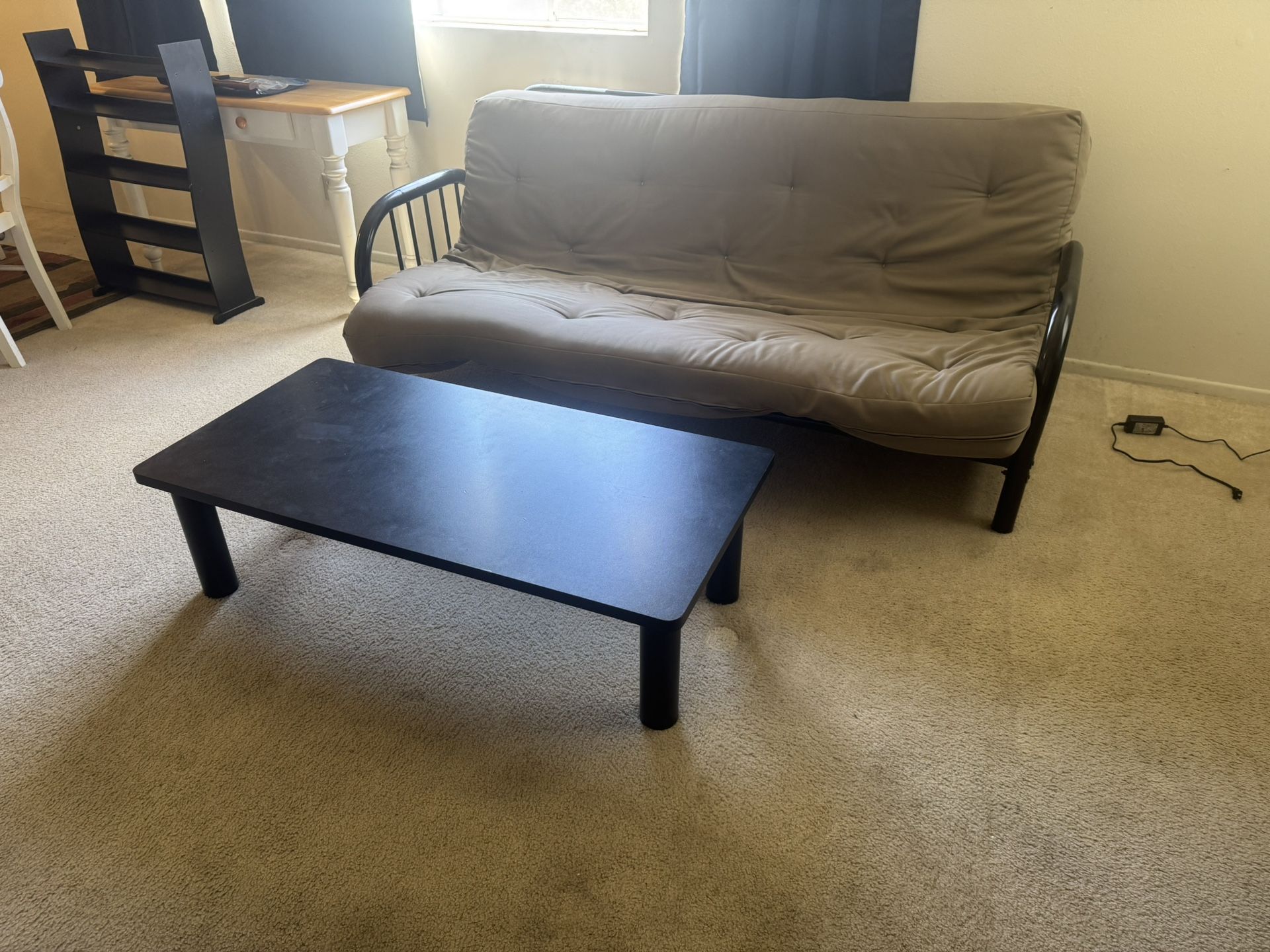 Futon And Coffee Table