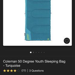 coleman youth sleeping bag 