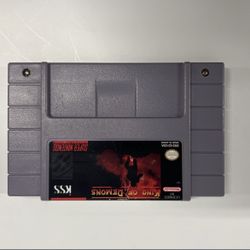 KING OF DEMONS ( SUPER NINTENDO SNES 1992)