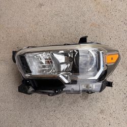 2016 2017 2018 2019 2020 2021 2022 TOYOTA TACOMA HEADLIGHT HALOGEN WITH LED DRL DRIVER SIDE “L” ORIGINAL OEM