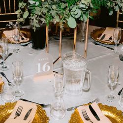 Gold Centerpiece Stands