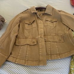 New, Medium  Petite Spring Shirt Jackets 2 For 25  15Each