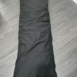 Extra Long Pillow With Black Pillow Case