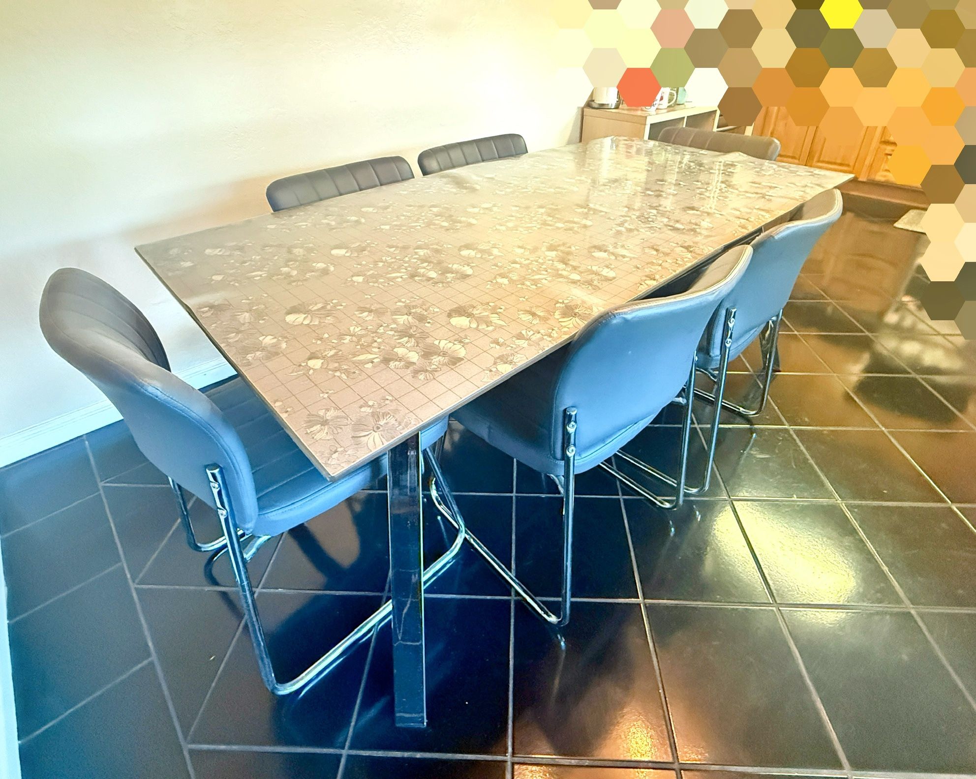 Glass Dining Table Set