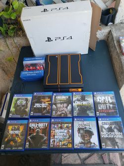 Is Edition 1 Edition Camo Control & Box Playstation 4 PS4 1TB games installed $220! Extra game $20! Or 6 for $100!  Free delivery. Can be tested. Cash