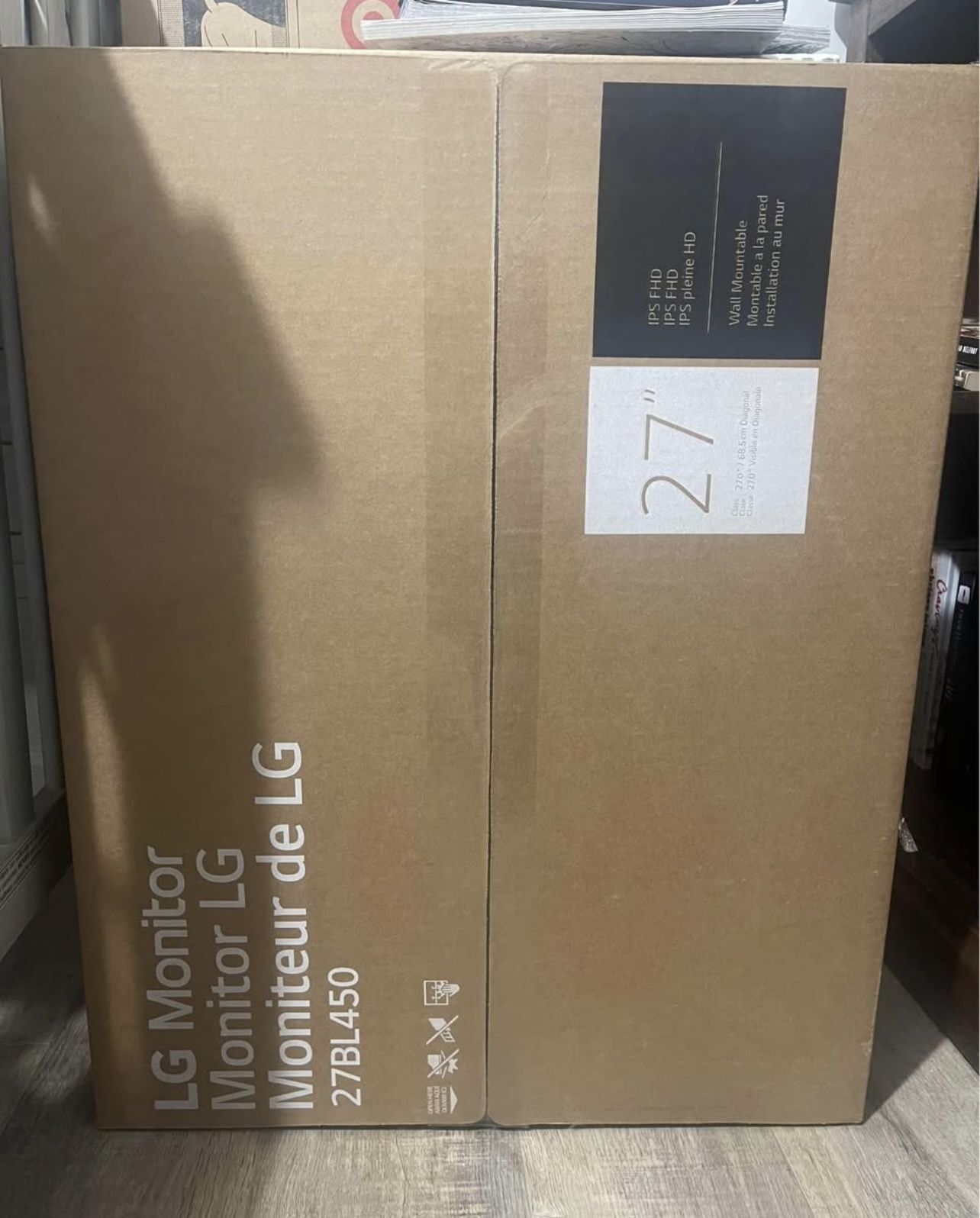 Brand New LG 27” IPS Monitor – 27BL450 | Full HD | Wall Mountable