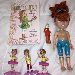 Fancy Nancy Clancy Doll, Book & Action Figures 