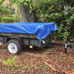 4 foot by 6 foot trailer.