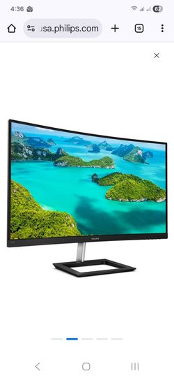 Phillips 328E 32" 4K UHD Curved Monitor