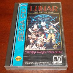 LUNAR The Silver Star For Sega CD CIB Complete