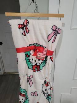 New Christmas Hello Kitty Blanket