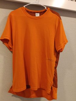 Men's Nike DriFit NFS Orange Short Sleeve Training Shirt