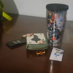 Authentic Alice In Wonderland Wallet, Cup, Etc