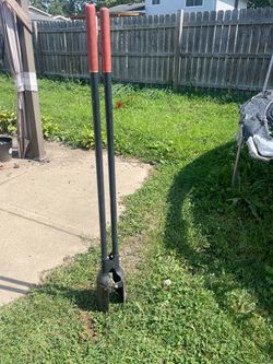 Manual Post Hole Digger Clamshell Auger