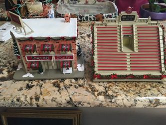 Hawthorne Village NFL Tampa Bay Buccaneers Bowling Alley Christmas Village  New