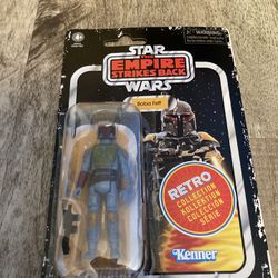 NIB New In Box Kenner Star Wars The Empire Strikes Back Retro Collection 3.75” Boba Fett Figure Tv Show You Action Figure