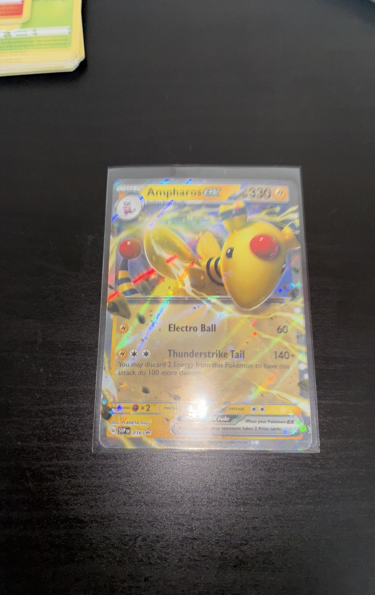 Ampharos ex Pokémon card