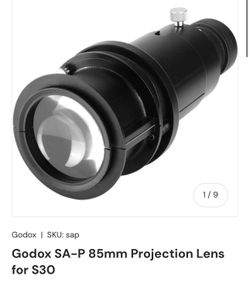 Godox SA-P  85mm projection lens for S30   ,,,  $80