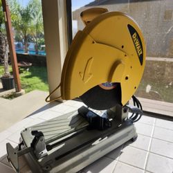 Dewalt cut off saw
With blade quick release