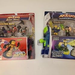Akedo Beast Strike & Power Storm Lot of 2 - Dragon Fang Nightblade NEW 