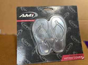 Ami Styling Flip Flops Billet Aluminum Hitch Cover - for 2" hitch receiver