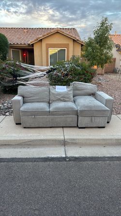 Gray Sectional Sofa with Chaise