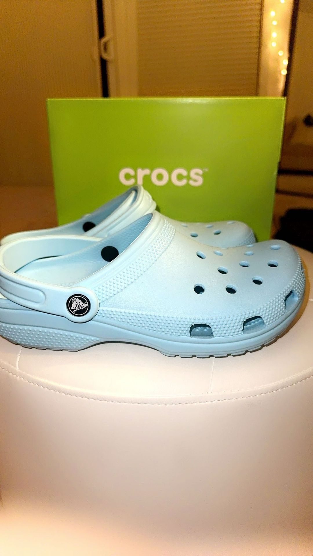 Blue New Crocs