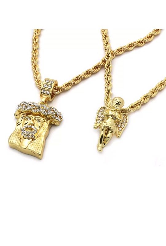14KT GOLD PLATED CHAIN SET
