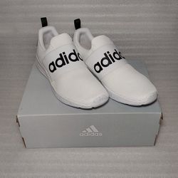 ADIDAS sneakers. Brand new in box. White. Size 11.5 men's shoes Slip ons