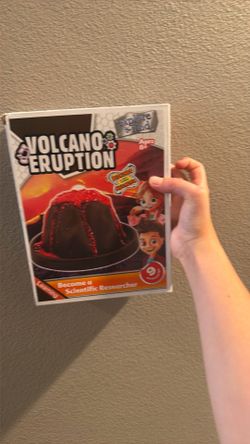 Fun kids volcano eruption