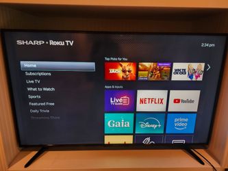 65" Flat screen TV with Stand